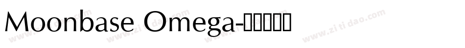 Moonbase Omega字体转换